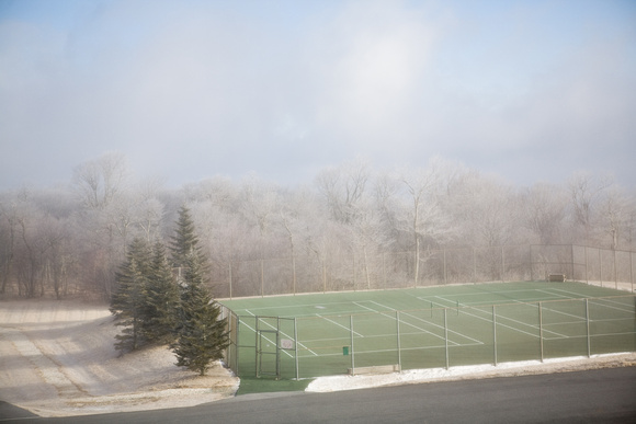 Snow on the Courts